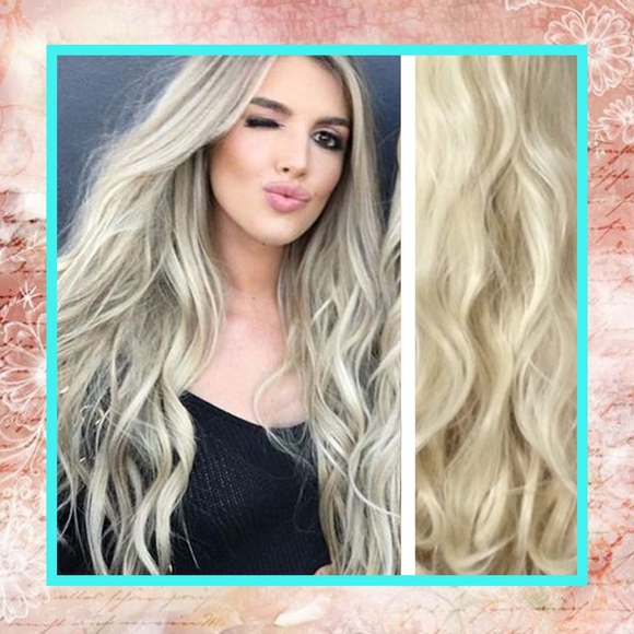 Unique Styles Hair Accessories Bleach Blonde Wig 28 Synth Wavy